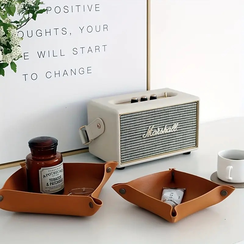 1PC Bandeja de Couro Dobrável  - Leather Workbench avaliação e preço